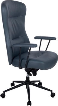 Duo Collection Chefsessel Rio blaugrau/schwarz Mikrofaser (14596) – Komfortable Ausstattung für produktive Arbeitstage
