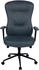 Duo Collection Chefsessel Rio blaugrau/schwarz Mikrofaser (14596)