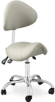 Physa Sattelstuhl Grau/Silbern (PHYSA MANNHEIM GRAY)