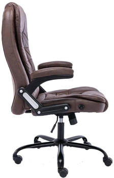 vidaXL Bürostuhl Dunkelbraun Wildleder-Optik – vidaXL Bürostuhl Dunkelbraun Wildleder-Optik für maximalen Arbeitskomfort