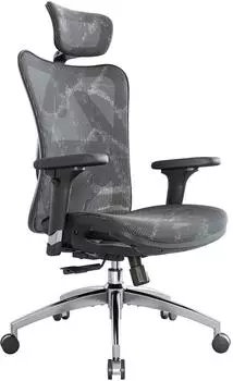 SIHOO Ergonomischer B&uuml;rostuhl M57 grau