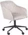 Beliani Venice Bürostuhl Samt Beige/Taupe höhenverstellbar