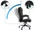 HJH Office RELAX XXL B Büro-Drehstuhl Kunstleder Schwarz (729436)