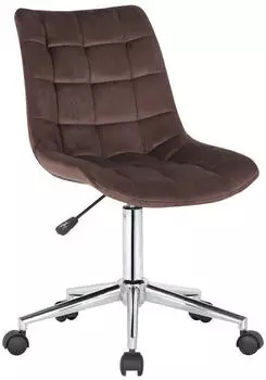 CLP Medford B&uuml;rostuhl Samt, h&ouml;henverstellbar, braun (318092)
