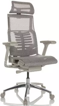 HJH Office POFIT G GEN2 Ergonomischer B&uuml;rostuhl Mesh Hellgrau (652281)