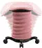 Topstar Sitness 4D Aktivhocker mit Rollen, höhenverstellbar, Rosé/Schwarz (SIT60MZ1)