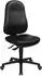 Topstar Point 70 Arbeitsdrehstuhl Kunstleder schwarz, Rollen, 410-530mm (8170D10H)