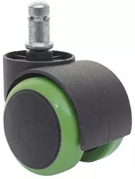 MCW Hartbodenrollen-5 5er-Set Doppelrollen 150kg 50mm grün (MCW-H86) – MCW Hartbodenrollen-5 – Mobilität und Bodenschutz für den Arbeitsplatz
