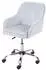 Mendler HWC-F82 Bürostuhl Retro Samt Grau (70584)