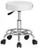 Casaria Rollhocker Höhenverstellbar 51-65cm 10cm Polsterung 360° Drehbar Weiß (105287)