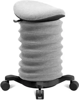 Topstar Sitness 4D Sitzhocker mit Rollen, h&ouml;henverstellbar, grau/schwarz (SIT60MZ3)