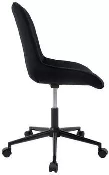 ML-Design Bürostuhl Samt Metallgestell Schwarz, höhenverstellbar, 360° drehbar – Samtbezug verbindet Komfort mit funktionaler Optik