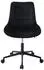 ML-Design Bürostuhl Samt Metallgestell Schwarz, höhenverstellbar, 360° drehbar