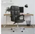 vidaXL Bürostuhl mit Liegefunktion Schwarz Kunstleder (349639)