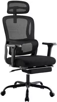 CLP Mankato B&uuml;rostuhl 3D-Armlehnen Lordosenst&uuml;tze Kopfst&uuml;tze 150kg (325758)