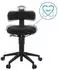 HJH Office TOP WORK FLEX Drehhocker Stoff Schwarz (925005)
