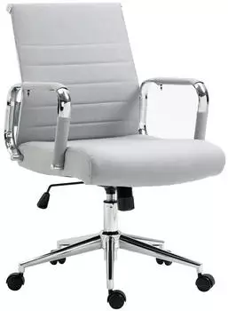 Svita Office Comfort B&uuml;rostuhl Drehstuhl Stoffbezug Hellgrau (91348)
