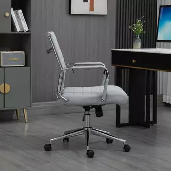 Svita Office Comfort Bürostuhl Drehstuhl Stoffbezug Hellgrau (91348) – Svita Office Comfort – Anpassungsfähiger Bürostuhl mit Stoffbezug