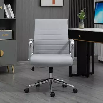 Svita Office Comfort Bürostuhl Drehstuhl Stoffbezug Hellgrau (91348) – Ergonomische Grundausstattung für den Arbeitsalltag