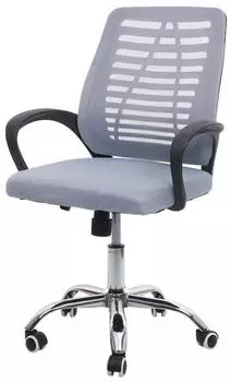 MCW Bürostuhl L44 ergonomische Rückenlehne Netzbezug grau (800000502080) – MCW Bürostuhl L44 mit ergonomischer Rückenlehne und Netzbezug