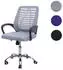 MCW Bürostuhl L44 ergonomische Rückenlehne Netzbezug grau (800000502080)