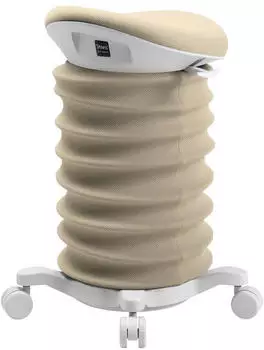 Topstar Sitness 4D Sitzhocker mit Rollen, h&ouml;henverstellbar, beige (SIT67HI2)