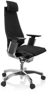 HJH Office GENIDIA PRO Bürostuhl Stoff Schwarz (652848) – HJH Office GENIDIA PRO – Anpassungsfähiger Bürostuhl für Ganztageseinsatz