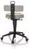 HJH Office TOP WORK FLEX Drehhocker Stoff Grau (925006)