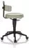 HJH Office TOP WORK FLEX Drehhocker Stoff Grau (925006)