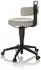 HJH Office TOP WORK FLEX Drehhocker Stoff Grau (925006)