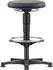 Bimos Allround Drehhocker Integralschaum, Bodengleiter & Fußring, schwarz (9461-2000-3277-532)