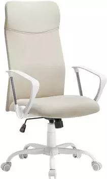 Songmics Brandon B&uuml;rostuhl ergonomisch h&ouml;henverstellbar cappuccinobeige (OBN034K01)