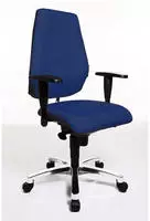Drehstuhl Sitness 30 - blau Universalrollen.