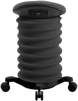 Topstar Sitness 4D Sitzhocker mit Rollen, h&ouml;henverstellbar, schwarz/anthrazit (SIT60HI12)