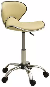 vidaXL B&uuml;rostuhl Kunstleder Creme (3088629)