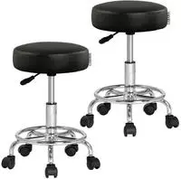 Casaria&reg; Rollhocker H&ouml;henverstellbar 10cm Polsterung 51-65cm Sitzh&ouml;he 360&deg;