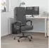 vidaXL Bürostuhl mit Massagefunktion Stoff Dunkelgrau (349676)