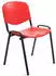 Rocada Ergoline Besucherstuhl 4-Bein stapelbar PVC Rot (975V15-2)