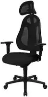 Topstar FR10PG200X, Topstar B&uuml;rodrehstuhl Free Art, schwarz / schwarz, mit