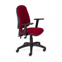 Rocada Ergonomischer Schreibtischstuhl | Farbe Schwarz | Armlehnen inklusive 