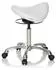 HJH Office ORTHO SIT Sattelhocker Kunstleder Schwarz/Weiß (702311)
