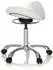 HJH Office ORTHO SIT Sattelhocker Kunstleder Schwarz/Weiß (702311)