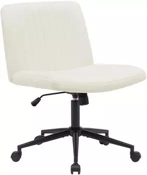 CLP Kingman B&uuml;rostuhl Samt, h&ouml;henverstellbar, creme (325351)