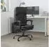 vidaXL Bürostuhl mit Massagefunktion Kunstleder Schwarz (349687)