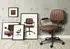 CLP Natrona Ergonomischer Bürostuhl, Höhenverstellbar, Cognac (NATR-001)