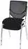 MCW Besucherstuhl H401 stapelbar Textil schwarz Füße chrom 2er-Set (H401)