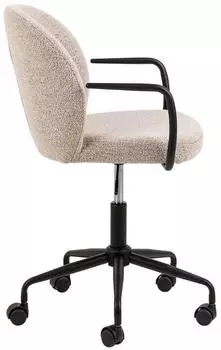 Actona Patricia B&uuml;rostuhl Boucl&eacute; Stoff, beige, drehbar