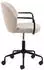 Actona Patricia Bürostuhl Bouclé Stoff, beige, drehbar