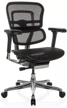 HJH Office ERGOHUMAN BASE GEN2 B&uuml;rostuhl Netzstoff Schwarz (ERGOHUMAN BASE GEN2)