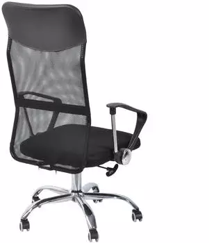 HJH Office Stryka Net Chefsessel Netzstoff Schwarz – Wippmechanik für bewegliches Arbeiten